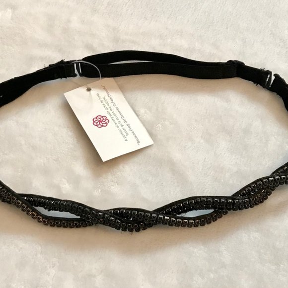 ADJUSTABLE BEJEWELED HEADBAND - Picture 3 of 5